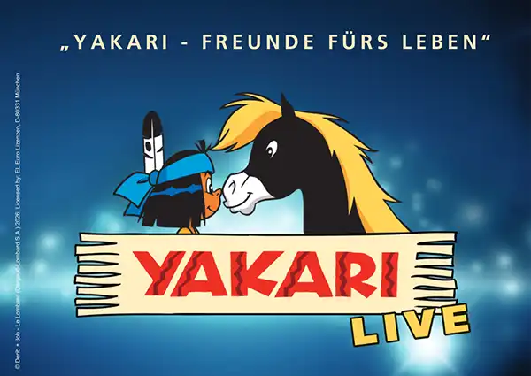 "YAKARI - Freunde fürs Leben" ©Derib + Job - Le Lombard (Dargaud-Lombard S.A.) 2026. Licensed by: El Euro Lizenzen, D-80331 München