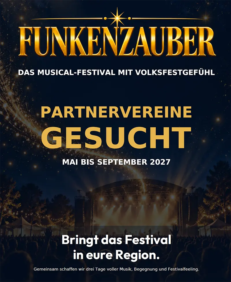 Partner gesucht! Funkenzauber- Kultur LIVE (er)LEBEN - Das Wochenende, an dem der Funke überspringt!